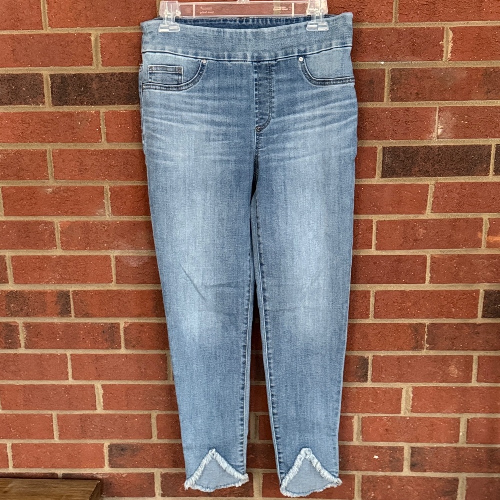 Chico's Light Blue Pull On Ankle Jegging